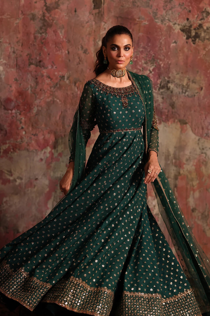 Charizma | Statement | 2-PC Embroidered Net Pishwas Suit STM-5-08 - House of Ayeza