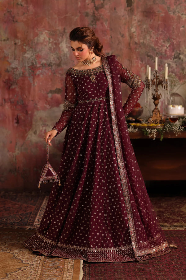 Charizma | Statement | 2-PC Embroidered Net Pishwas Suit STM-5-09 - House of Ayeza