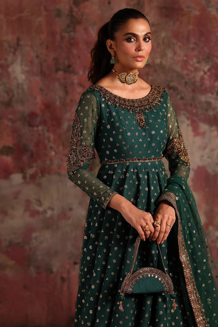 Charizma | Statement | 2-PC Embroidered Net Pishwas Suit STM-5-08 - House of Ayeza