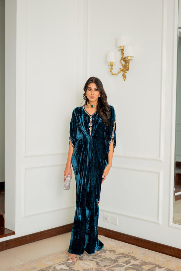 Ayesha Somaya | Velvet | 16626-Teal