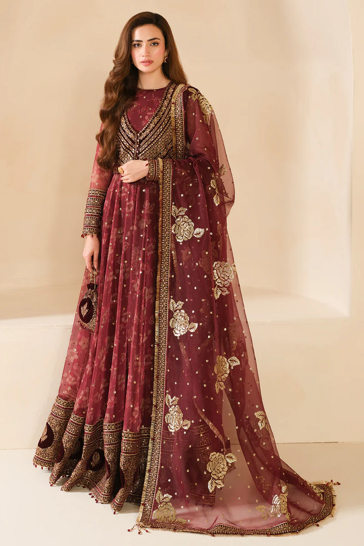 Jazmin | Embroidered Velvet Formal | VF-2033 - House of Ayeza