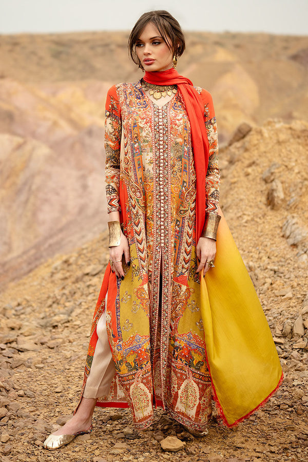 Rozina Munib | Cemile Printed Silk | C-07