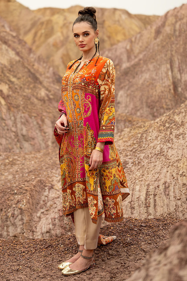 Rozina Munib | Cemile Printed Silk | C-09