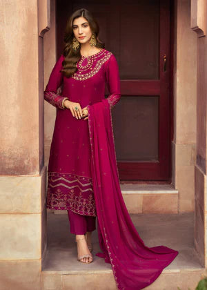 Merakish | Luxury Chiffon Stitched 3 PC Suit | Aiza - House of Ayeza