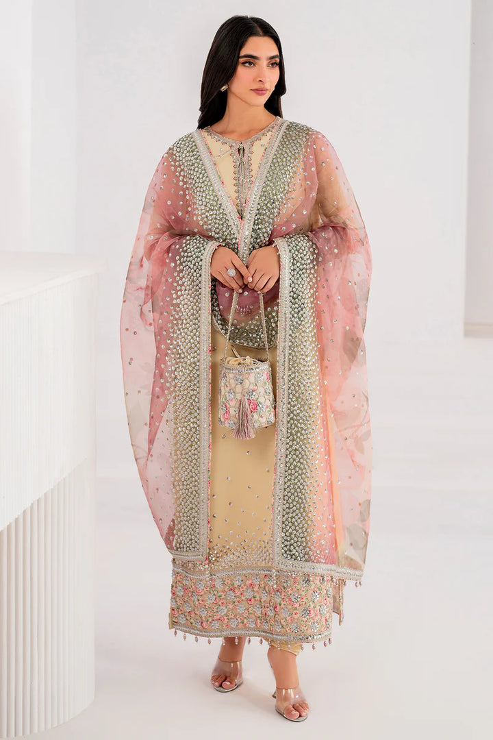 Jazmin | Formal | Embroidered Chiffon UC-3063 - House of Ayeza