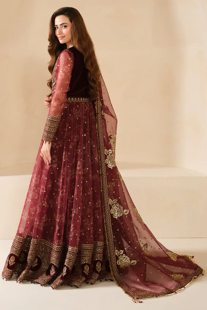 Jazmin | Embroidered Velvet Formal | VF-2033 - House of Ayeza