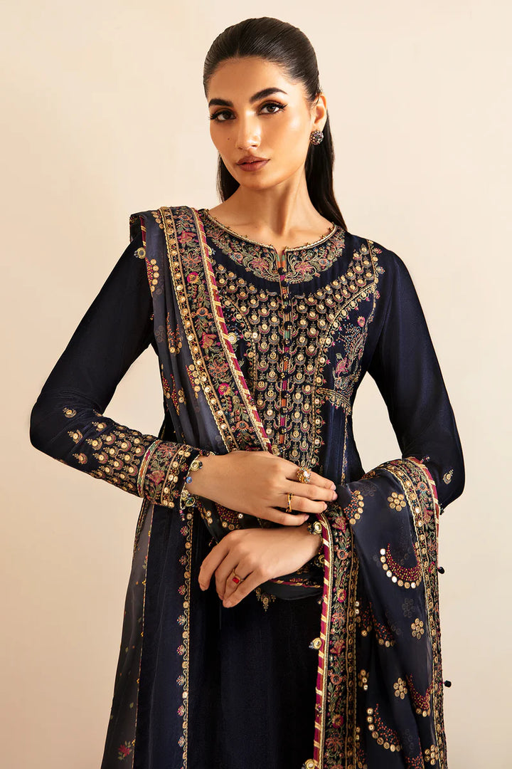 Jazmin | Embroidered Velvet Formal | VF-2031 - House of Ayeza