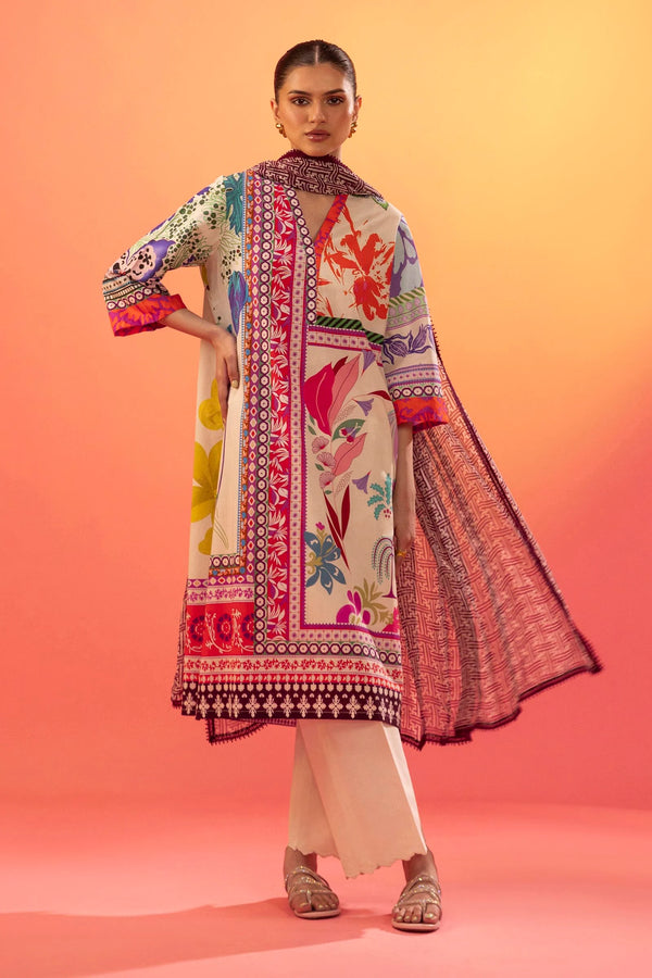Sana Safinaz | Mahay Summer'25 Vol. 2 | H252-002B-2I | Lawn 2 Piece Suit - House of Ayeza