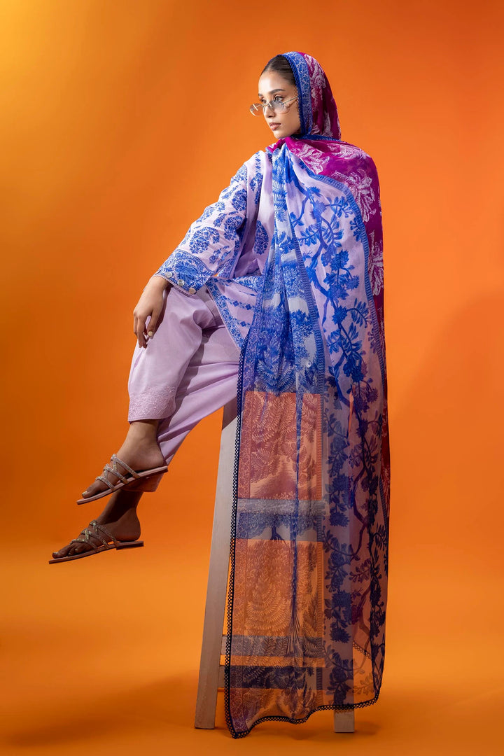 Sana Safinaz | Mahay Summer'25 Vol. 2 | H252-005A-3CI | Lawn 3 Piece Suit - House of Ayeza