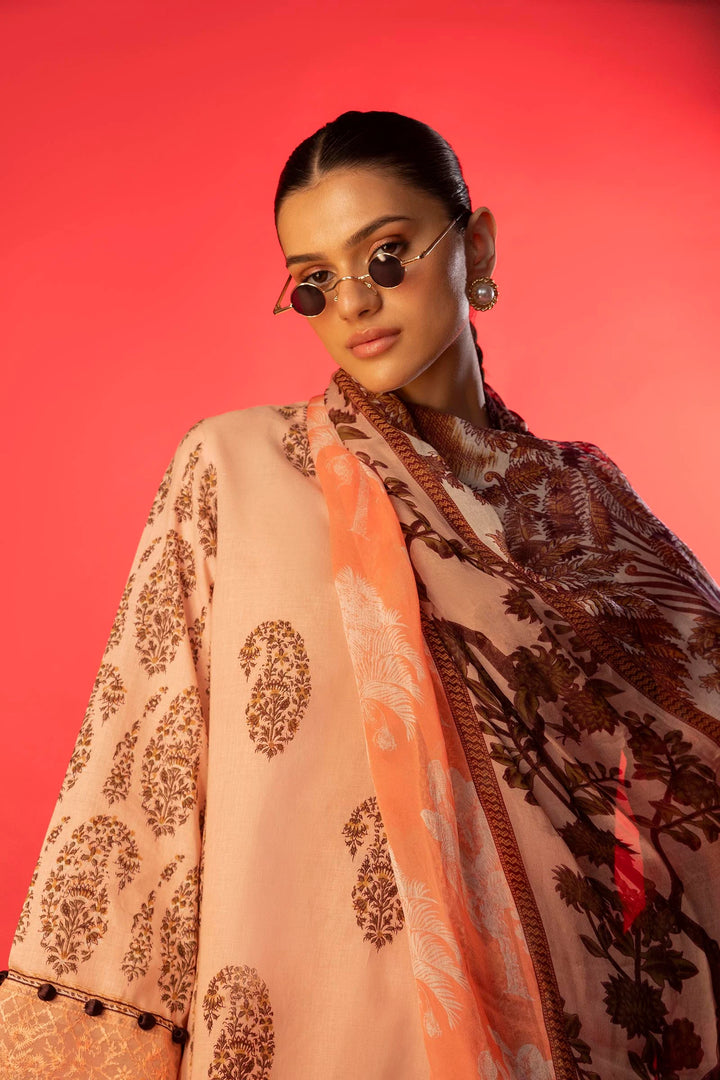 Sana Safinaz | Mahay Summer'25 Vol. 2 | H252-005B-3CI | Lawn 3 Piece Suit - House of Ayeza