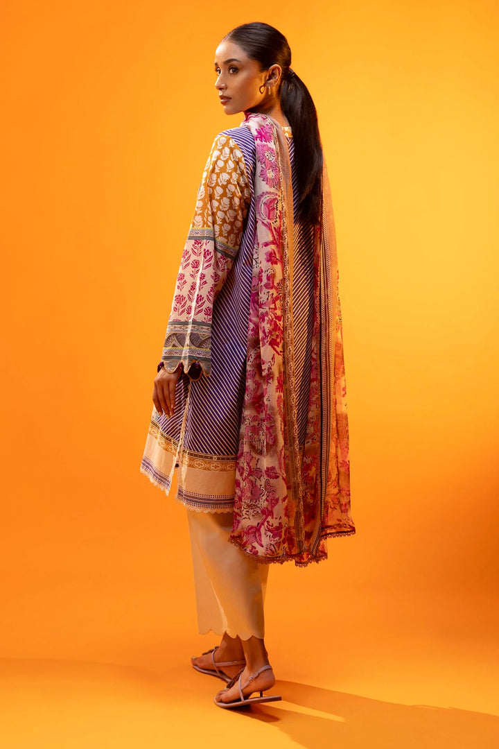 Sana Safinaz | Mahay Summer'25 Vol. 2 | H252-006B-2AI | Lawn 3 Piece Suit - House of Ayeza