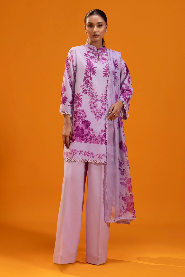 Sana Safinaz | Mahay Summer'25 Vol. 2 | H252-007B-3AI | Lawn 3 Piece Suit - House of Ayeza