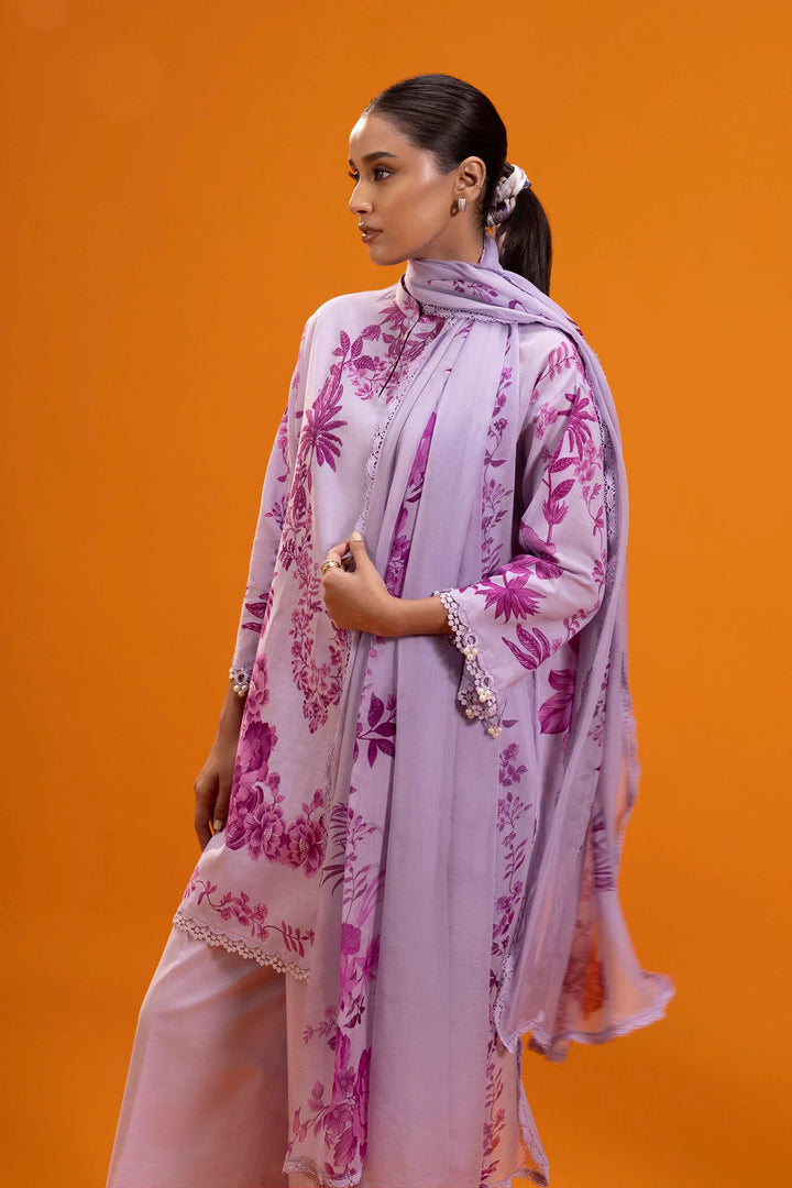 Sana Safinaz | Mahay Summer'25 Vol. 2 | H252-007B-3AI | Lawn 3 Piece Suit - House of Ayeza