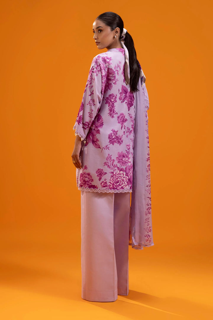 Sana Safinaz | Mahay Summer'25 Vol. 2 | H252-007B-3AI | Lawn 3 Piece Suit - House of Ayeza