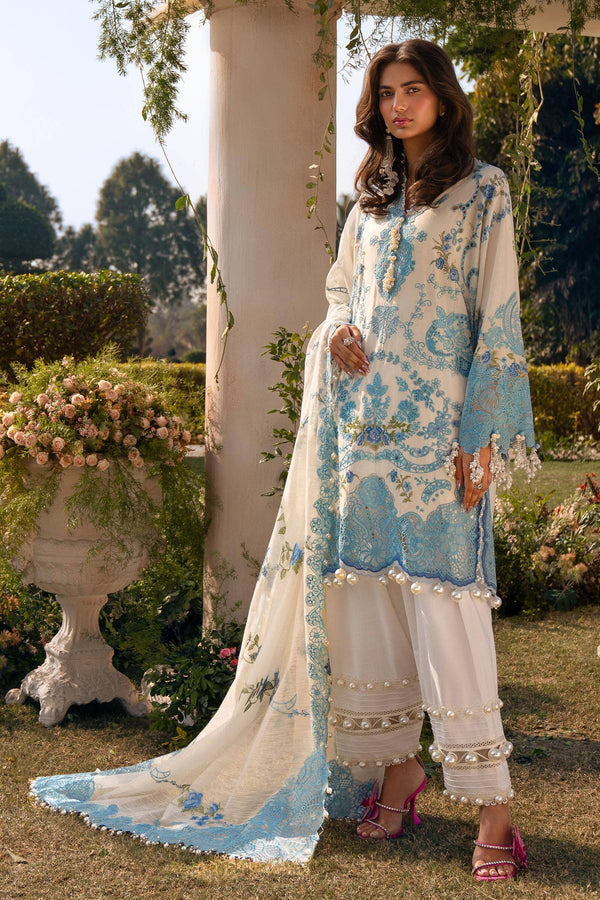 Sana Safinaz | Luxury Lawn '24 | L241-004A-3CV - House of Faiza