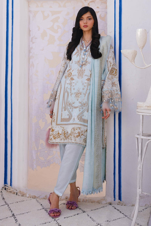 Sana Safinaz | Muzlin Spring '24 Vol 1 |  M241-018B-3Cm - House of Faiza