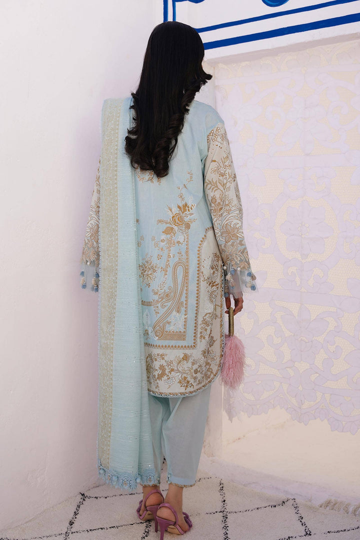 Sana Safinaz | Muzlin Spring '24 Vol 1 |  M241-018B-3Cm - House of Faiza