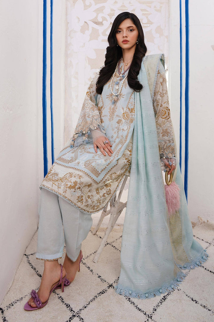 Sana Safinaz | Muzlin Spring '24 Vol 1 |  M241-018B-3Cm - House of Faiza