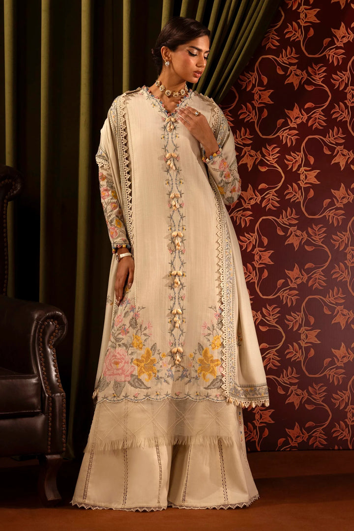 Sana Safinaz | Muzlin Winter 24 | M243-013A-3CP - House of Ayeza