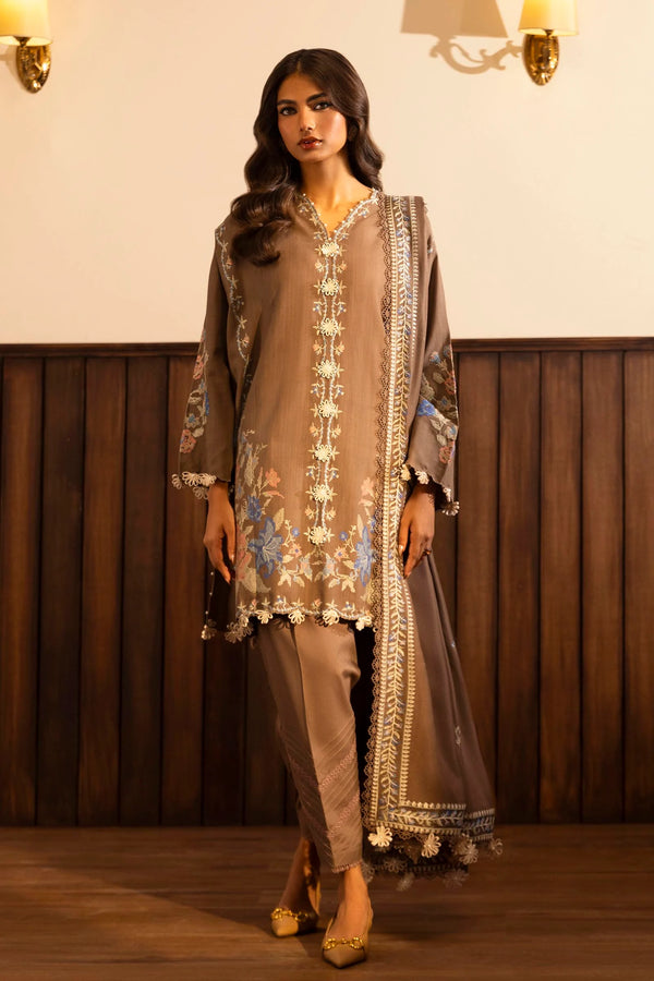 Sana Safinaz | Muzlin Winter 24 | M243-013B-3CP - House of Ayeza