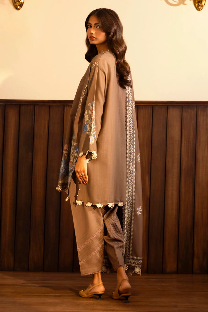 Sana Safinaz | Muzlin Winter 24 | M243-013B-3CP - House of Ayeza