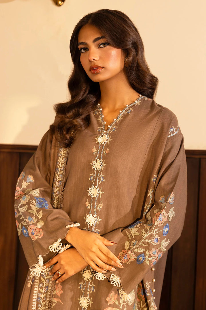 Sana Safinaz | Muzlin Winter 24 | M243-013B-3CP - House of Ayeza