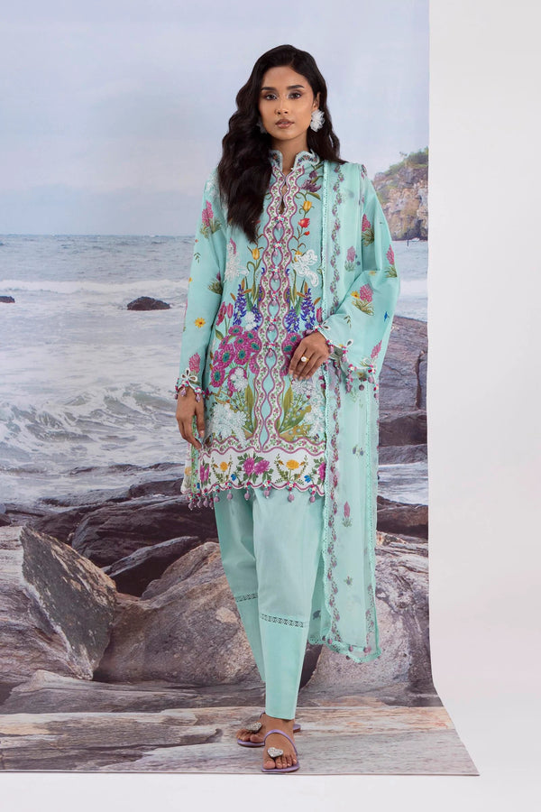 Sana Safinaz | Muzlin Summer'25 Vol. 2 | M252-001B-CI | Lawn 3 Piece Suit - House of Ayeza