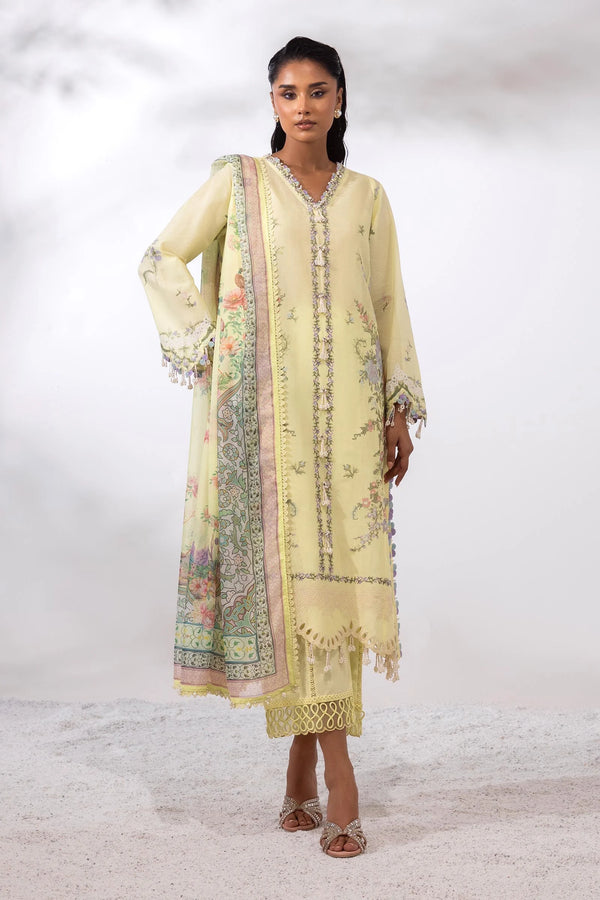 Sana Safinaz | Muzlin Summer'25 Vol. 2 | M252-009A-CL | Lawn 3 Piece Suit - House of Ayeza