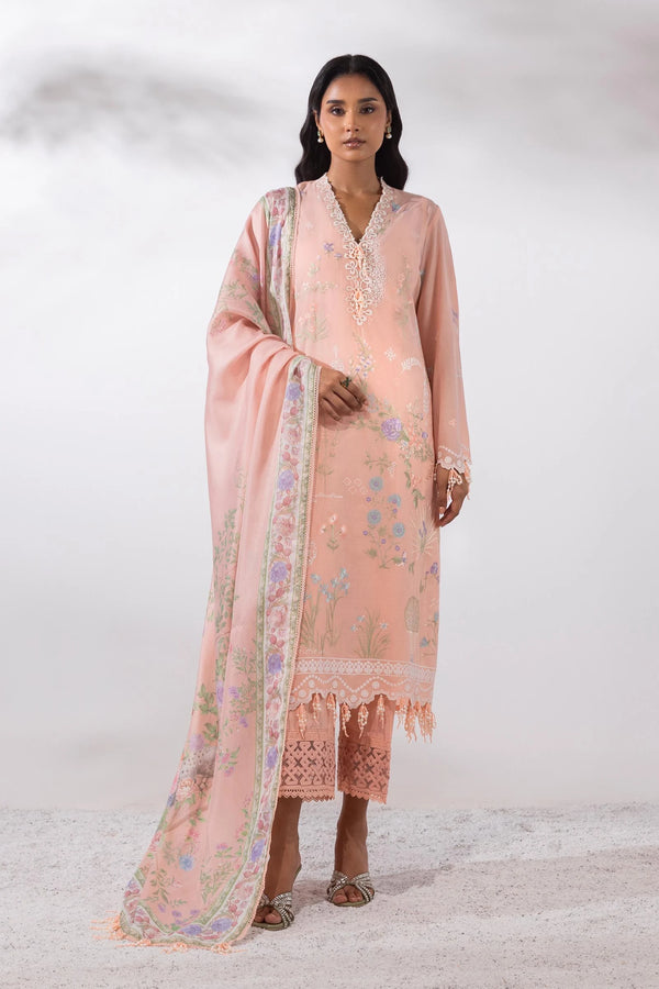 Sana Safinaz | Muzlin Summer'25 Vol. 2 | M252-010B-CV | Lawn 3 Piece Suit - House of Ayeza