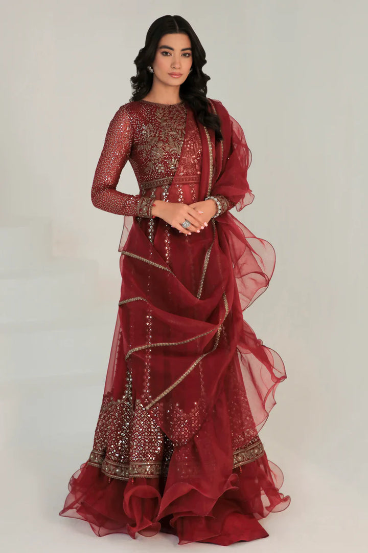 Jazmin | Formal | Embroidered Chiffon UC-3007 - House of Ayeza