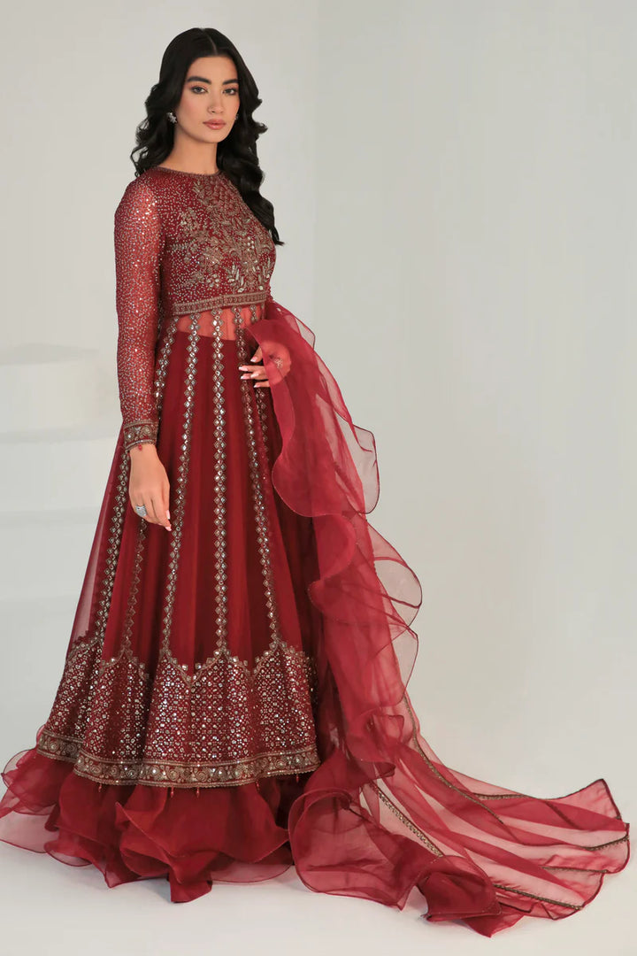 Jazmin | Formal | Embroidered Chiffon UC-3007 - House of Ayeza