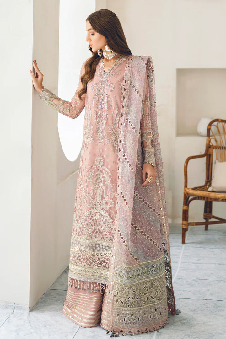 Jazmin | Formals | EMBROIDERED NET UN-4002 - House of Ayeza