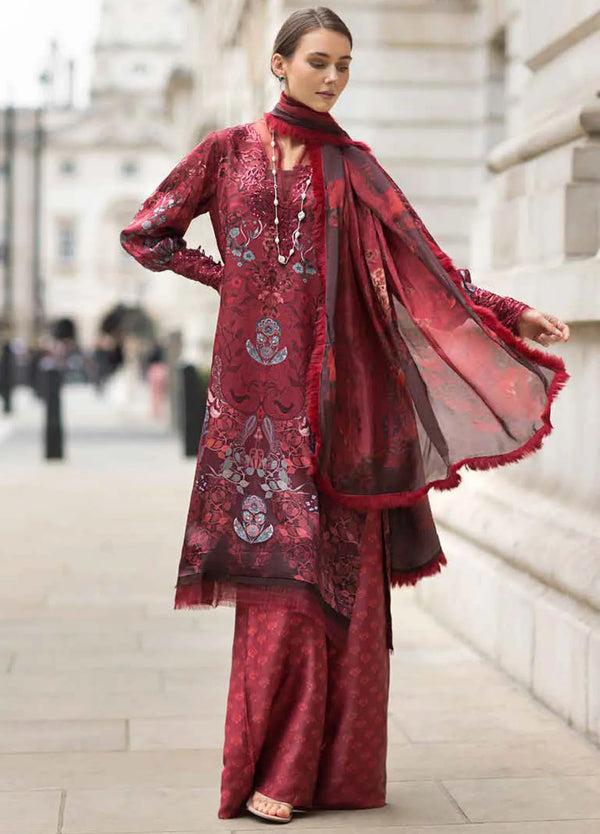 Sobia Nazir | Embroidered Satin | SN24S D-05 - House of Ayeza