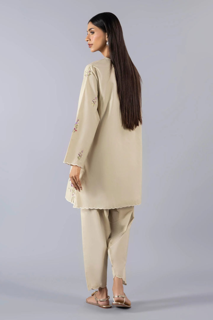 Sana Safinaz | SS25ESE405P2T | Stitched Shirt + Bottom - House of Ayeza