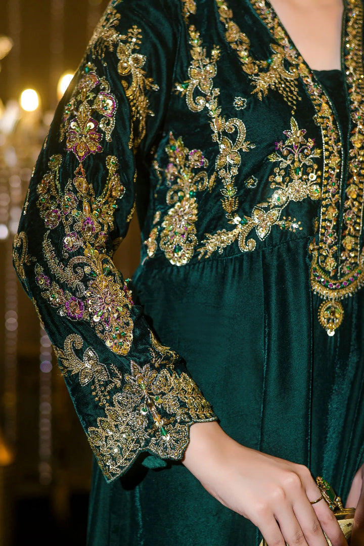 Rafia | Velvet Collection | 2PIECE VELVET SHIRT | VLT-53 - House of Ayeza