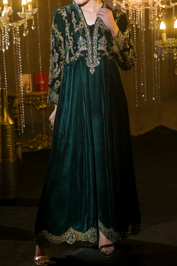 Rafia | Velvet Collection | 2PIECE VELVET SHIRT | VLT-53 - House of Ayeza