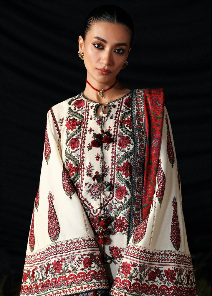 Hussain Rehar | Khaddar Stitched 25 | Gulban - House of Ayeza