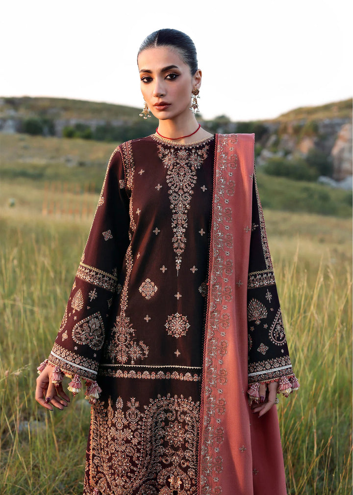 Hussain Rehar | Khaddar Stitched 25 | Nazneen - House of Ayeza