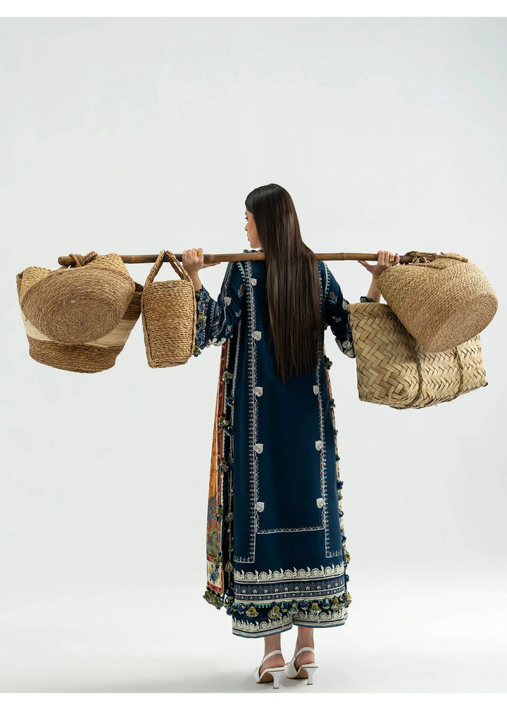 Hussain Rehar | Khaddar Stitched 25 | Chashm-e-Bahr - House of Ayeza