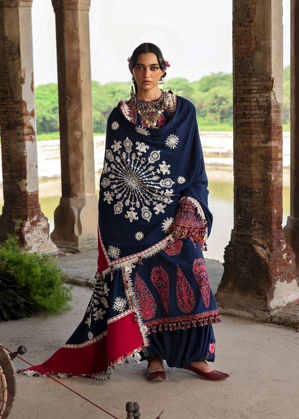 Hussain Rehar | Karandi Stitched 25 | Gulbano - House of Ayeza