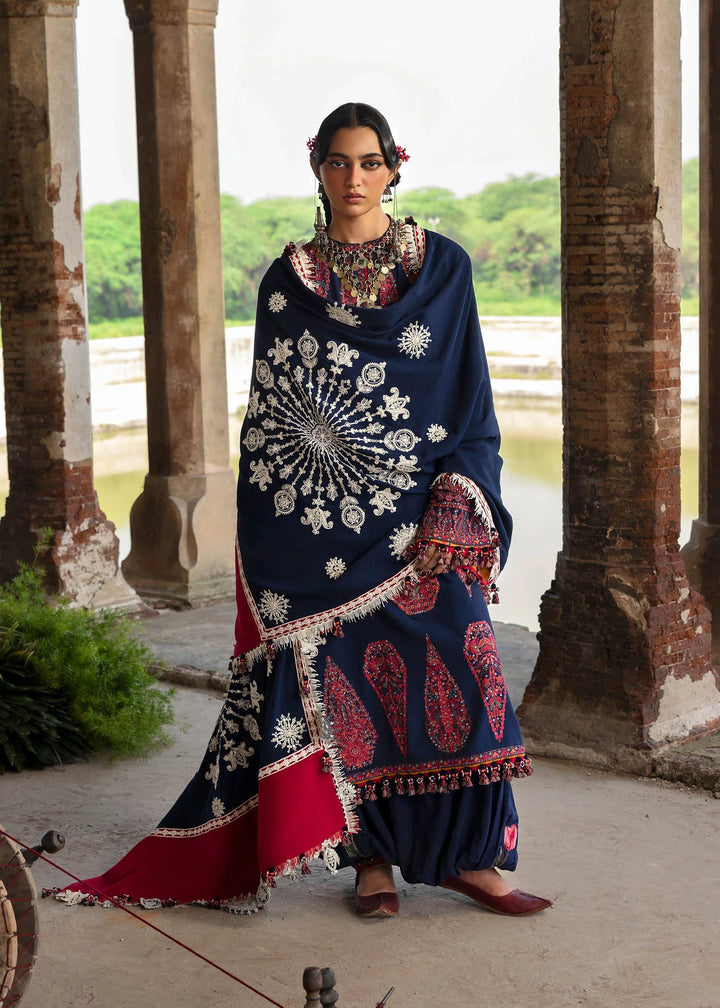 Hussain Rehar | Karandi Stitched 25 | Gulbano - House of Ayeza