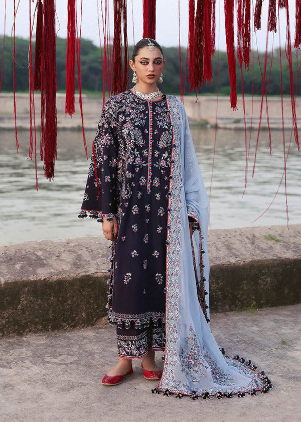 Hussain Rehar | Karandi Stitched 25 | Rouge - House of Ayeza
